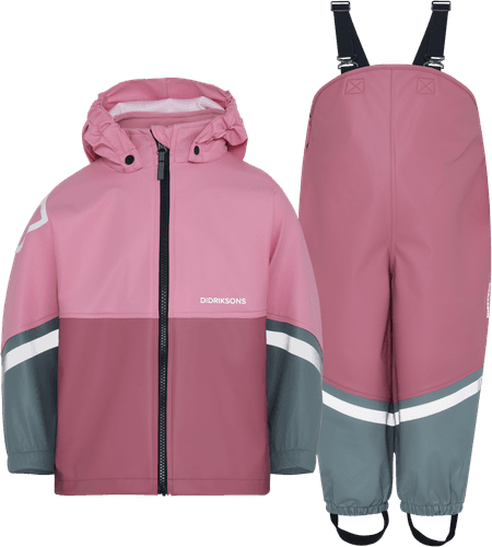 Didriksons Waterman Regnsett - light heather pink