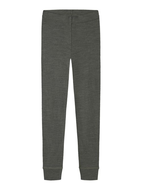 Hovedbilde Name It Wax ull rib leggings - mulled basil 