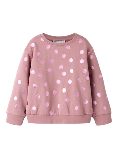 Hovedbilde Name It Sorella genser til barn - nostalgia rose