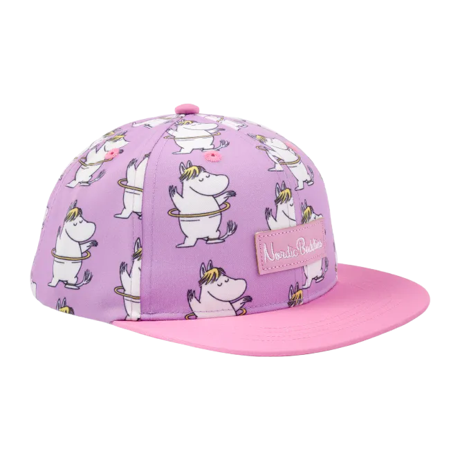Hovedbilde Moomin Snorkfrøken Flat Cap til barn, Rosa
