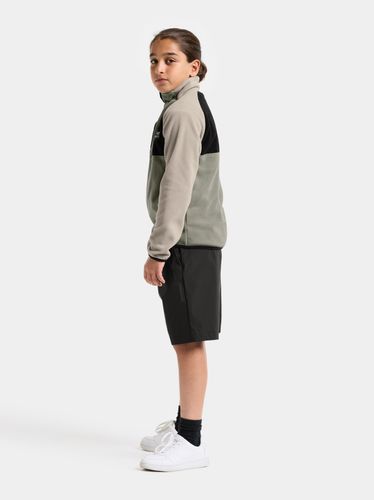 Didriksons Yokto Half button Fleecegenser til junior - wilted leaf