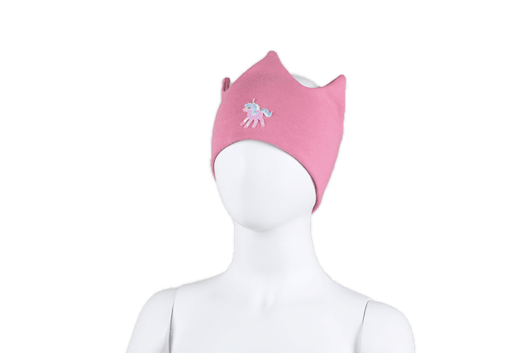 Kivat kronepannebånd enhjørning - mørkrosa