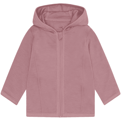 Hust & Claire Camil ull/bambus jakke - pale mauve