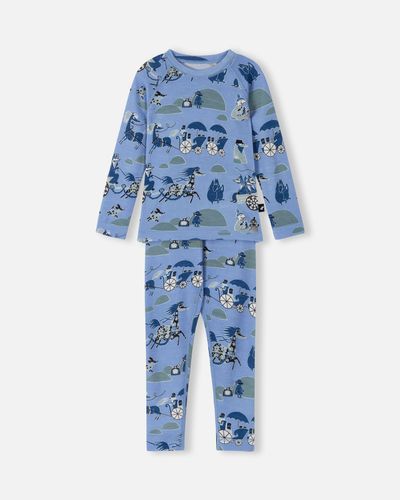Reima Moomin Trivsam ull/bambus sett - airy blue