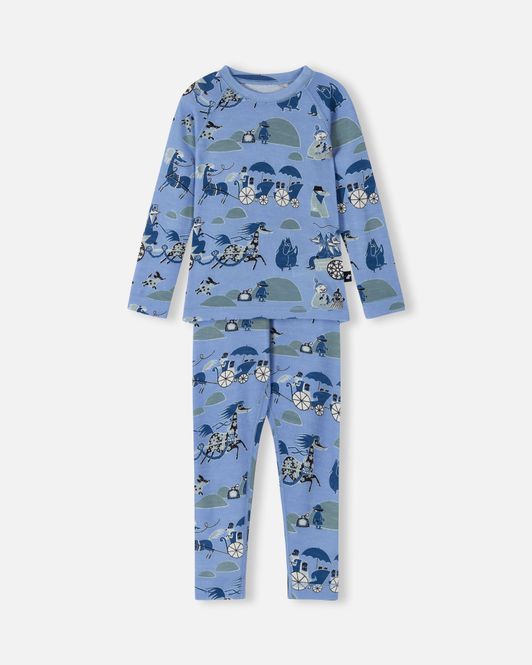 Hovedbilde Reima Moomin Trivsam ull/bambus sett - airy blue