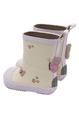 Mikk-Line Butterfly Gummistøvler til barn barefoot - oyster gray