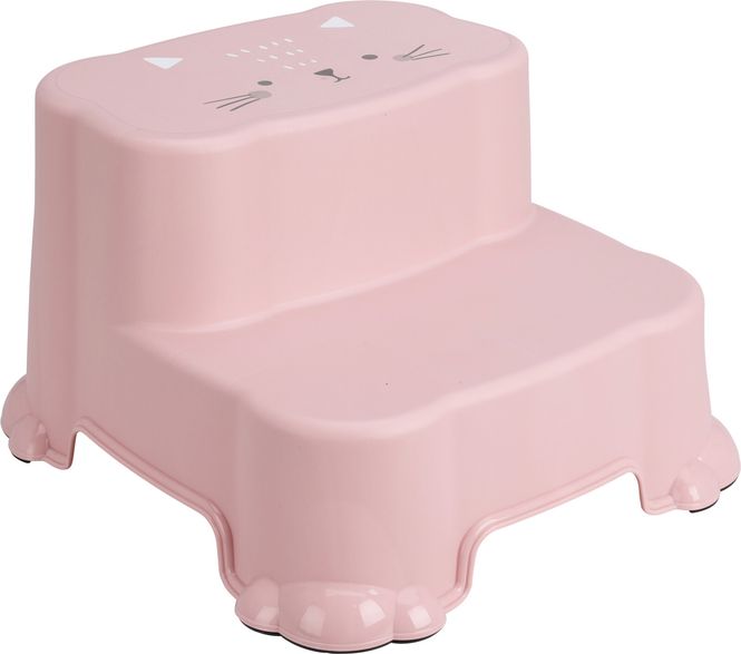 Hovedbilde Barnekrakk med 2 trinn - rosa