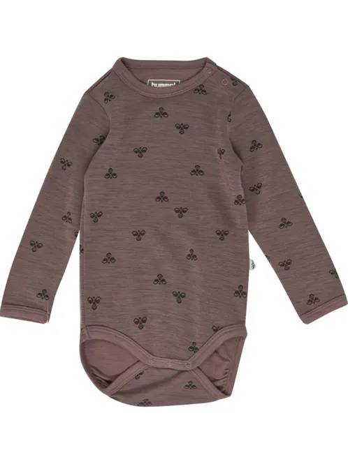 Hovedbilde Hummel Mini ull/bambus body - rosa twilight mauve