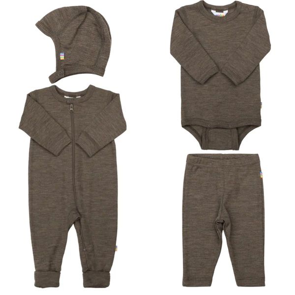 Hovedbilde Pakkedeal - Joha ull/silke melange baby - brun