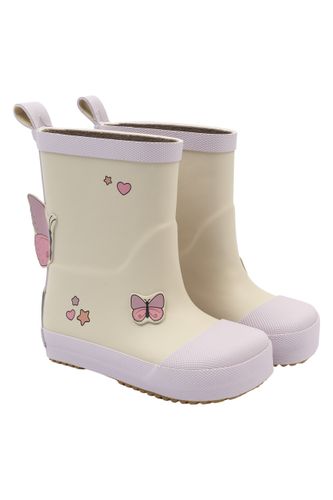 Mikk-Line Butterfly Gummistøvler til barn barefoot - oyster gray