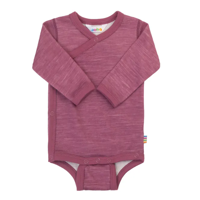 Hovedbilde Joha Solid ull/bambus omslagsbody - bordeaux