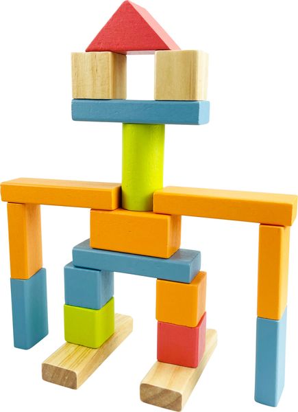 Hovedbilde Byggeklosser i tre - 50 deler