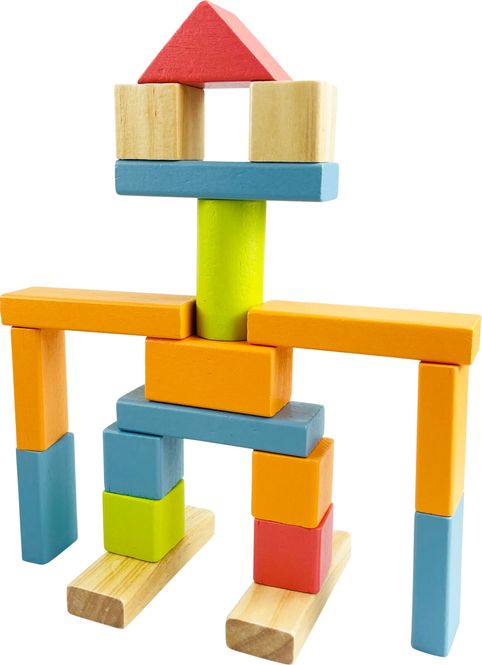Hovedbilde Byggeklosser i tre - 50 deler