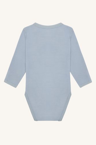 Hust & Claire Baloo Teddy ull/bambus body - baby blue