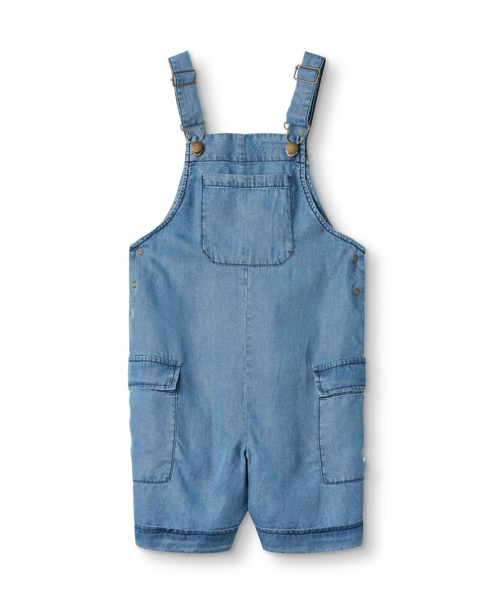 Fliink Short overall - light denim blue