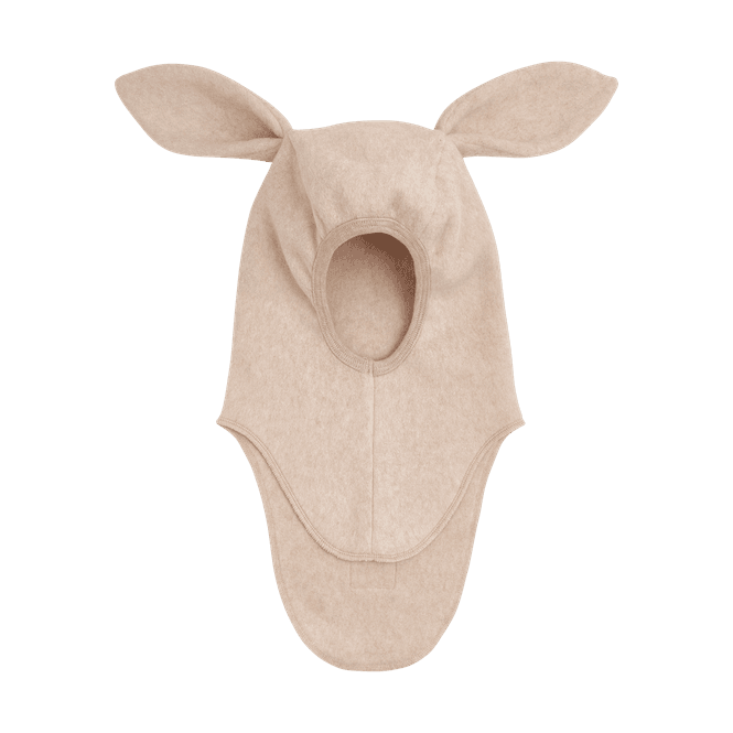 Hovedbilde Huttelihut Bunny balaclava bomullsfleece - camel ...