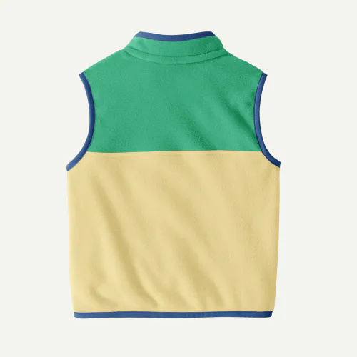 Patagonia Baby Micro D™ Snap-T® Fleece Vest, Buttercup Yellow