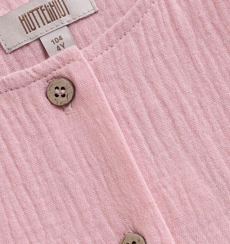 Huttelihut Muslinkjole til jente - pale mauve