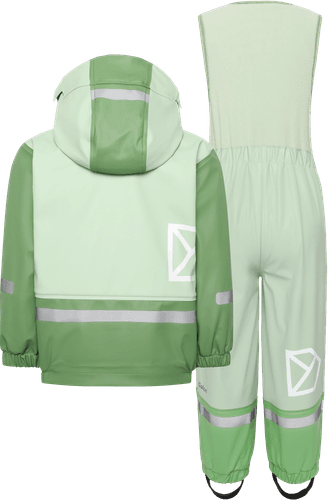 Didriksons Boardman Regnsett til barn - light algae green