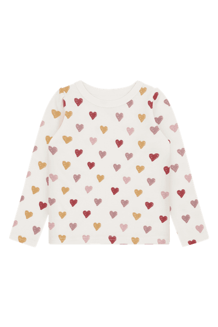 Hovedbilde Hust & Claire Abba Hearts ull/bambus trøye til ...