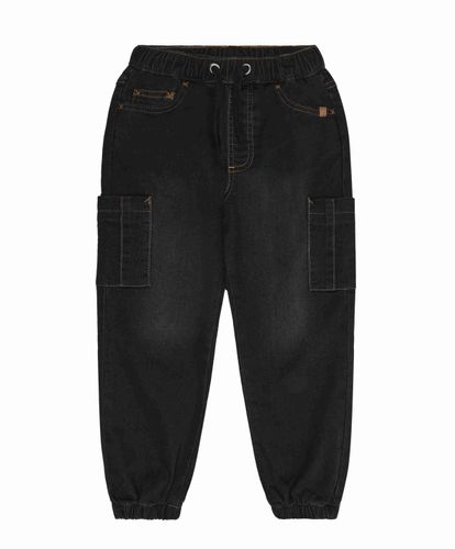 Minymo cargo jeans med stretch til barn - tap shoe