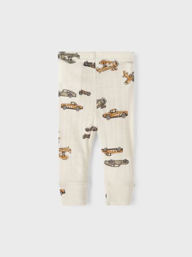 Name It Wang ull leggings biler baby - moonbeam