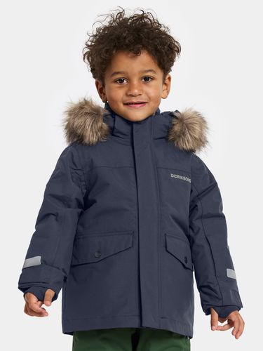 Didriksons Bjärven vinterparkas til barn - navy