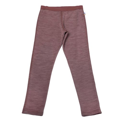 Joha Doubleface melange ull leggings - rust