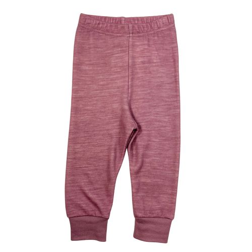 Blinke Rose ull/bambus leggings ensfarget - floral pink