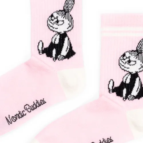 Moomin Sokker til voksen, Retro, Lille My, Rosa (36-42)