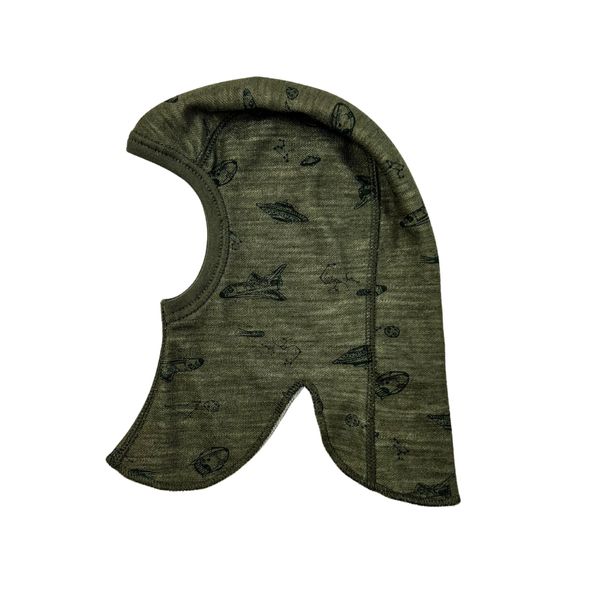 Hovedbilde Blinke Spaceship ull/bambus balaclava - olive ...