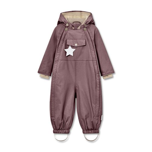 Miniature Matwisti fleeceforet vinterdress - peppercorn plum
