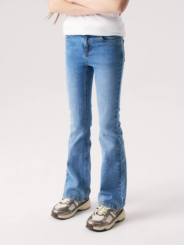 Name It Polly Bootcut Jeans til jente - medium blue denim
