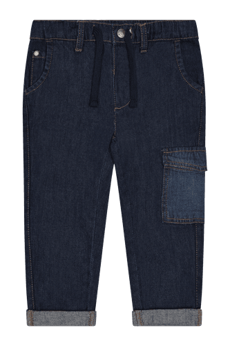 Hust & Claire James Contrast bukse til barn - dark denim