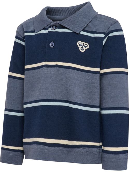 Hovedbilde Hummel Mini Loose stripe polo shirt - flint stone