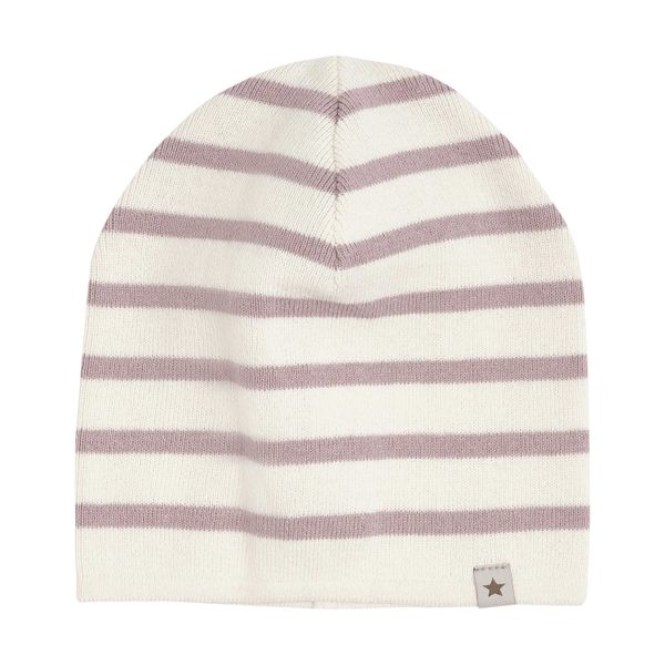 Hovedbilde Huttelihut Beanie knit stripe - deauville mauve