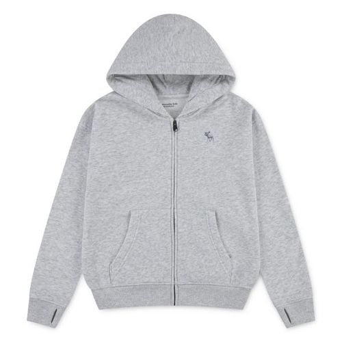 Abercrombie & Fitch zip hoodie  - light grey heather