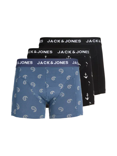 Hovedbilde Jack and Jones Jaccentral 3-pk Boxere - crown ...