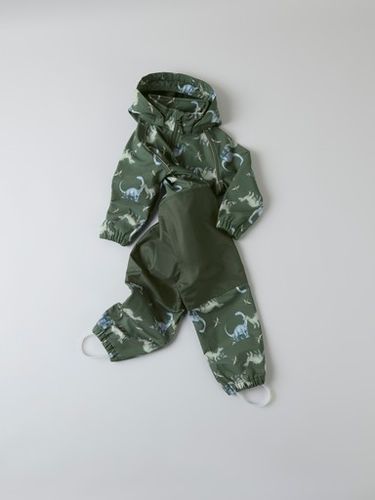 Name It Falfa Dino softshelldress til barn - jungle green
