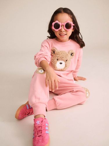 Huxbaby furry Huxbear bukse - vintage pink