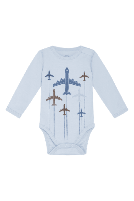 Hovedbilde Hust & Claire Baloo Big Planes ull/bambus body - ...