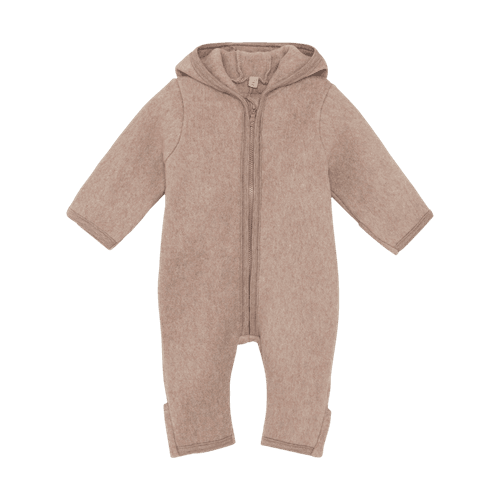 Huttelihut Pram fleecedress til baby - savannah melange