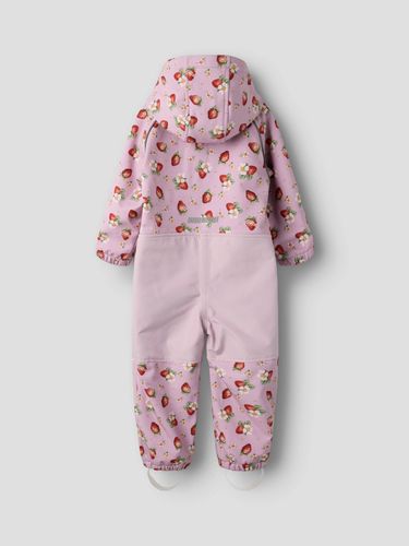 Name It Falfa Strawberry Softshelldress til barn - keepsake lilac