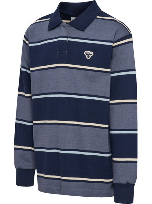 Hovedbilde Hummel Loose Striped Polo til barn - dress blues