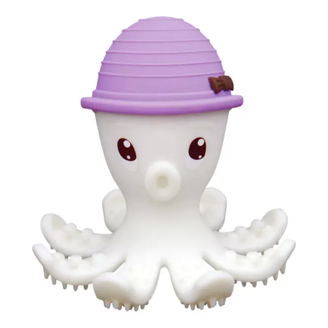 Hovedbilde Mombella Ollie Octopus Biteleke til baby - lilla
