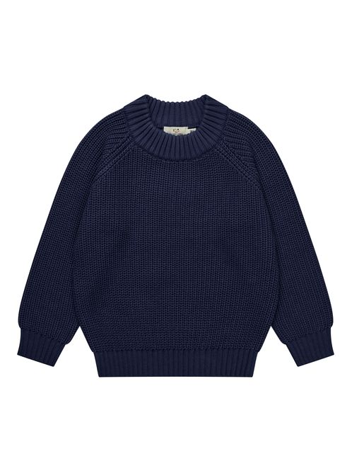 Hovedbilde Copenhagen Colors klassisk strikket genser rib - ...