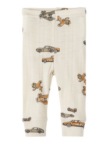 Name It Wang ull leggings biler baby - moonbeam