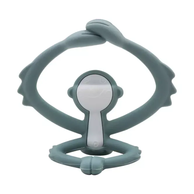 Hovedbilde MOMBELLA Hugging Monkey biteleke - iron green