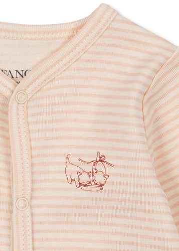 Fanga Fontana Fio heldress til baby - tea stripe/cameo