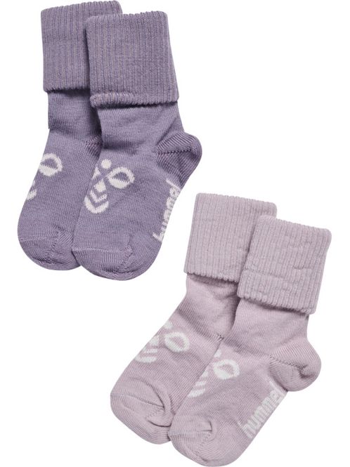 Hovedbilde Hummel Mini 2 pk Ullsokker til barn - gray ...